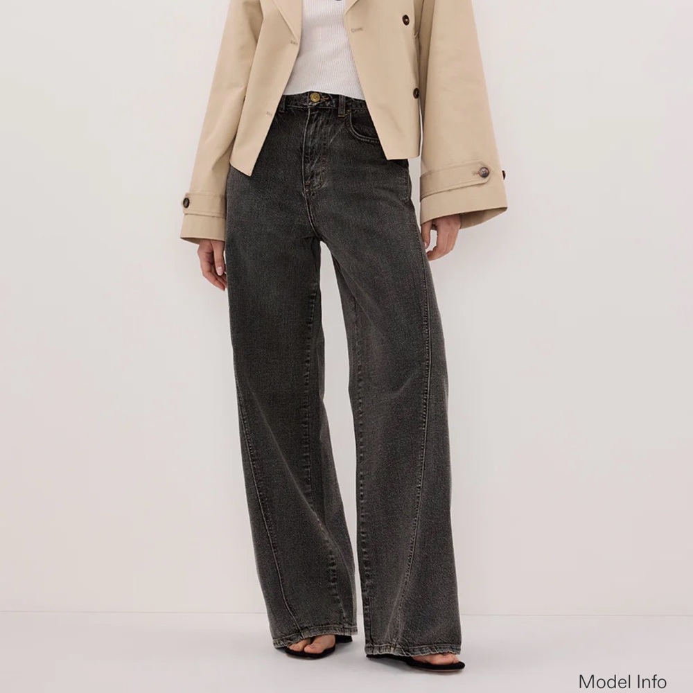 DISSH Black Wide Leg Jeans